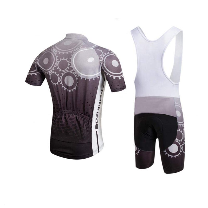 MOXILYN Men's Quick-Dry Cycling Jersey Set Road Bike Bicycle Shirt + Bib Shorts with 9D Gel Padded MTB Riding Clothing kit - Image 3